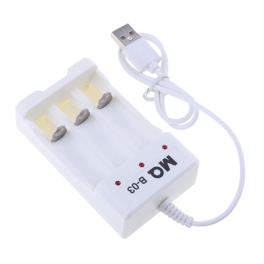 Smart Battery Charger for AA AAA MQ 3 Slots Rechargeable Batteries