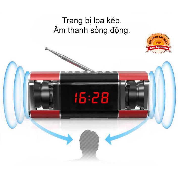 Loa bluetooth không dây Hàng hiệu Sansui - Âm thanh chuẩn đẳng cấp Nhật bản (loa vi tính di động mini) D11