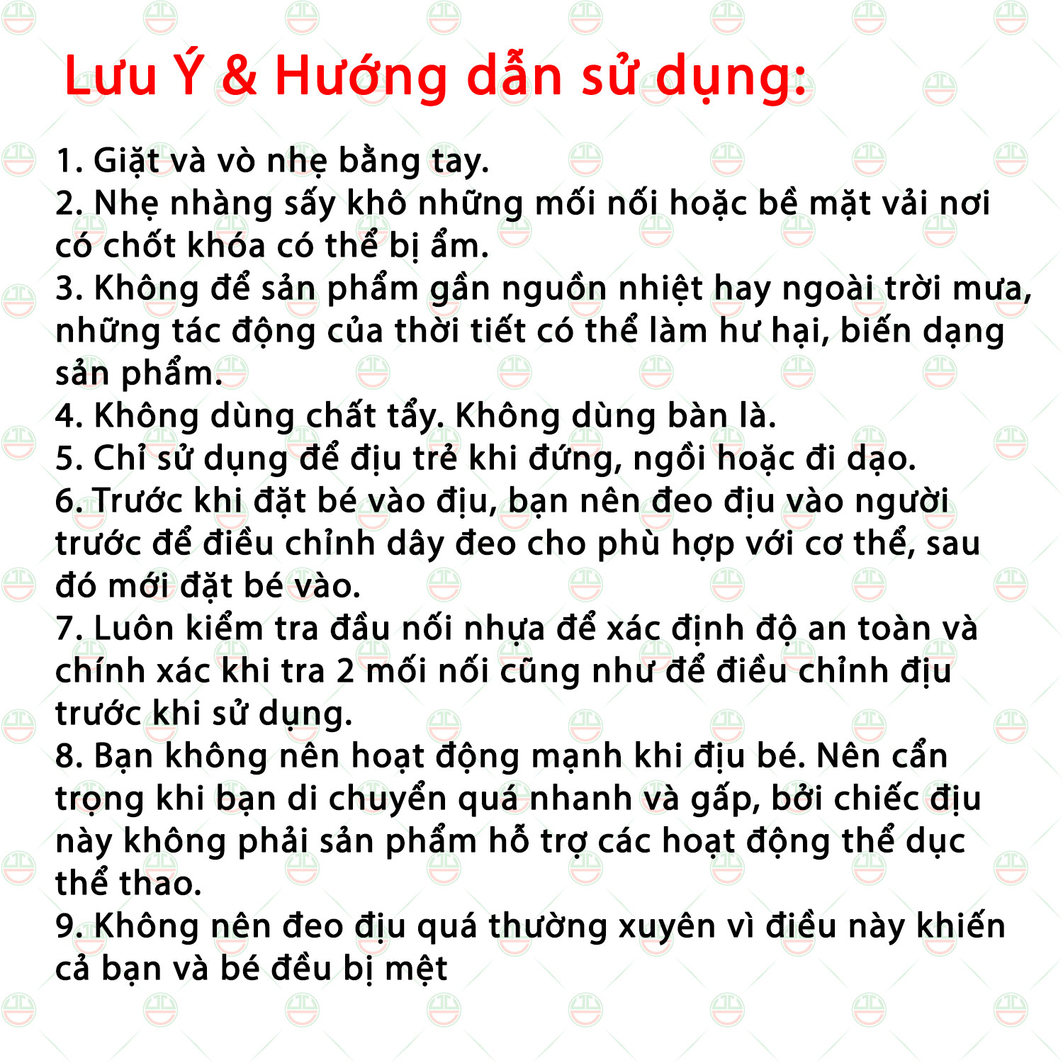 (Loại Chuẩn) Đai Địu 04 Tư Thế KhoNCC Hàng Chính Hãng - Tiện Lợi Cho Bé Sơ Sinh Đến 30 Tháng Tuổi - Đỡ Mỏi - Bảo Vệ Đầu Cổ - KPD-DAI4-545 (Nhiều màu)