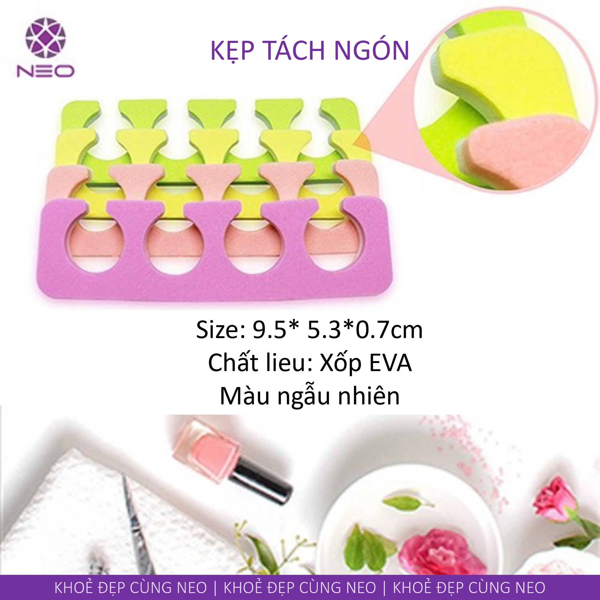 Bộ Chăm Sóc Móng Cá nhân 5 Trong 1 NEO An Toàn Vệ Sinh/ Pedicure Kit 5 in 1