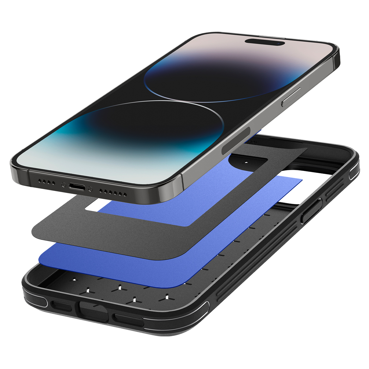 Ốp lưng Spigen Cryo Armor cho Iphone 14 Pro Max - Thiết kế đặc biệt, chống sốc, chống bẩn, viền camera cao - Hàng chính hãng
