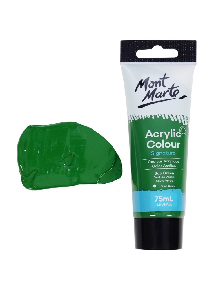 Màu ACRYLIC COLOUR SIGNATURE MONT MARTE cao cấp dạng tuýp 75ML vẽ trên nhiều chất liệu như Tường, Kính, Vải...