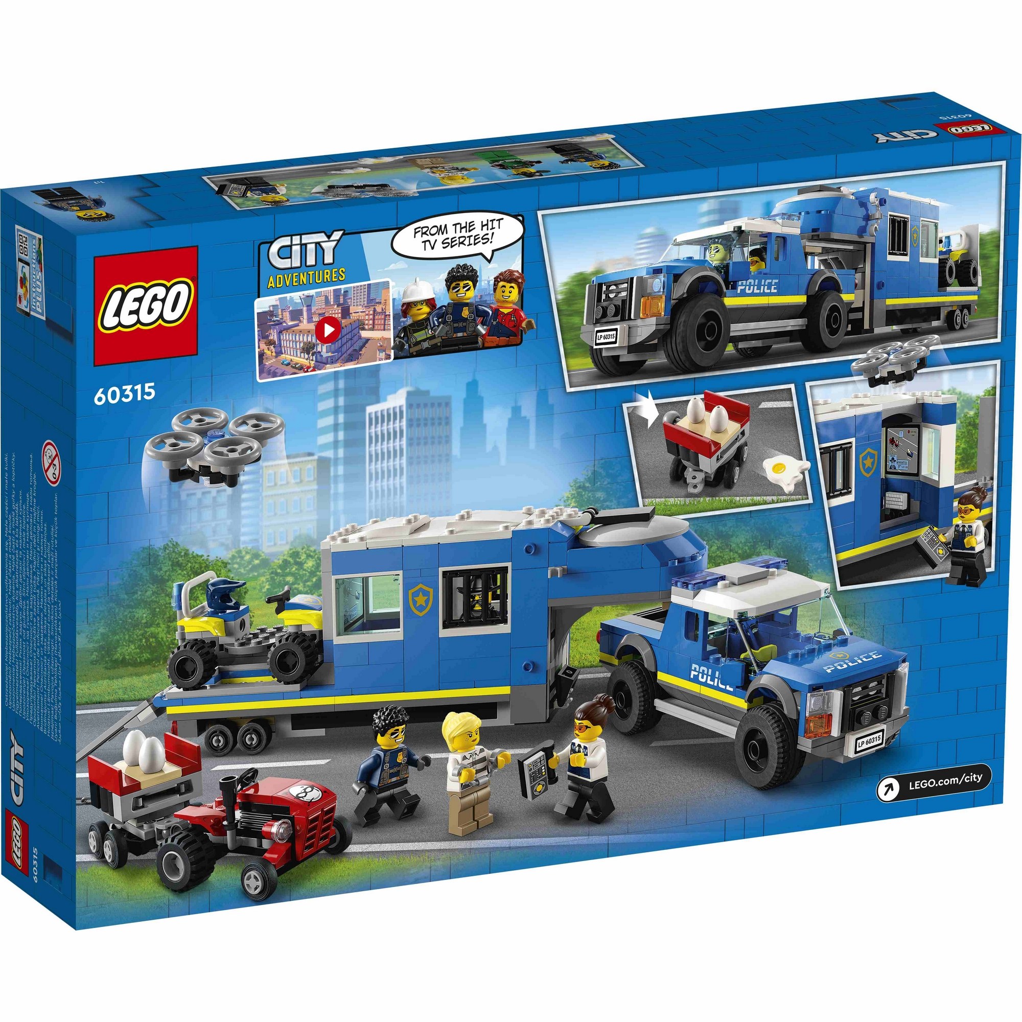 LEGO City 60315 Trạm cảnh sát lưu động (436 chi tiết)