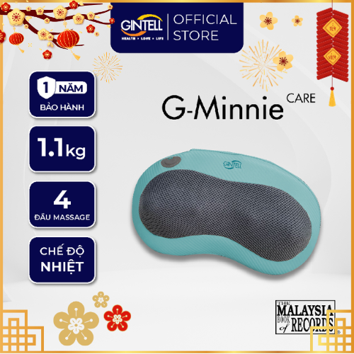 Giá Sốc Gối Massage Nhiệt Hồng Ngoại G - Minnie Care Công Nghệ Massage Shiatsu 3D 1 Năm Bảo Hành