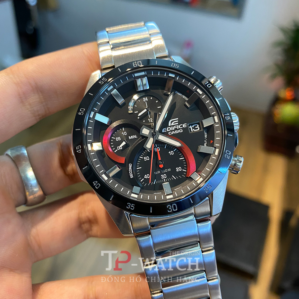 Đồng Hồ Nam Casio Edifice EFR-571DB-1A1VUDF Dây Thép