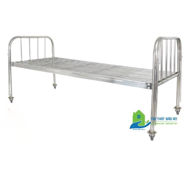Giường y tế 9 tấc không cần quay có bánh xe - Nội Thất Bảo An