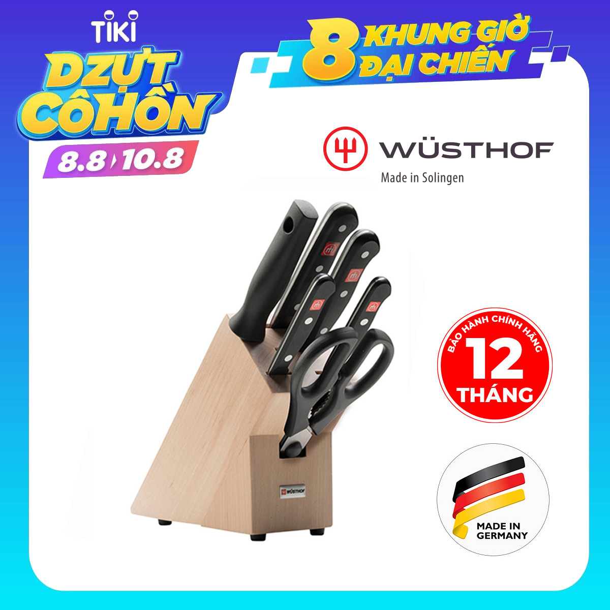 Bộ dao 6 món Wusthof Gourmet