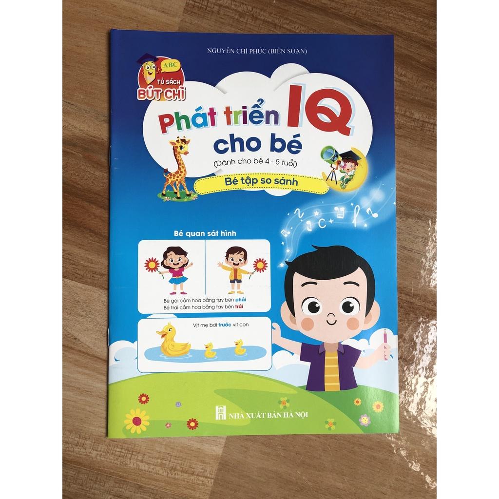 Sách - Combo Bộ Phát Triển IQ Cho Bé 4-6 Tuổi - 8 quyển