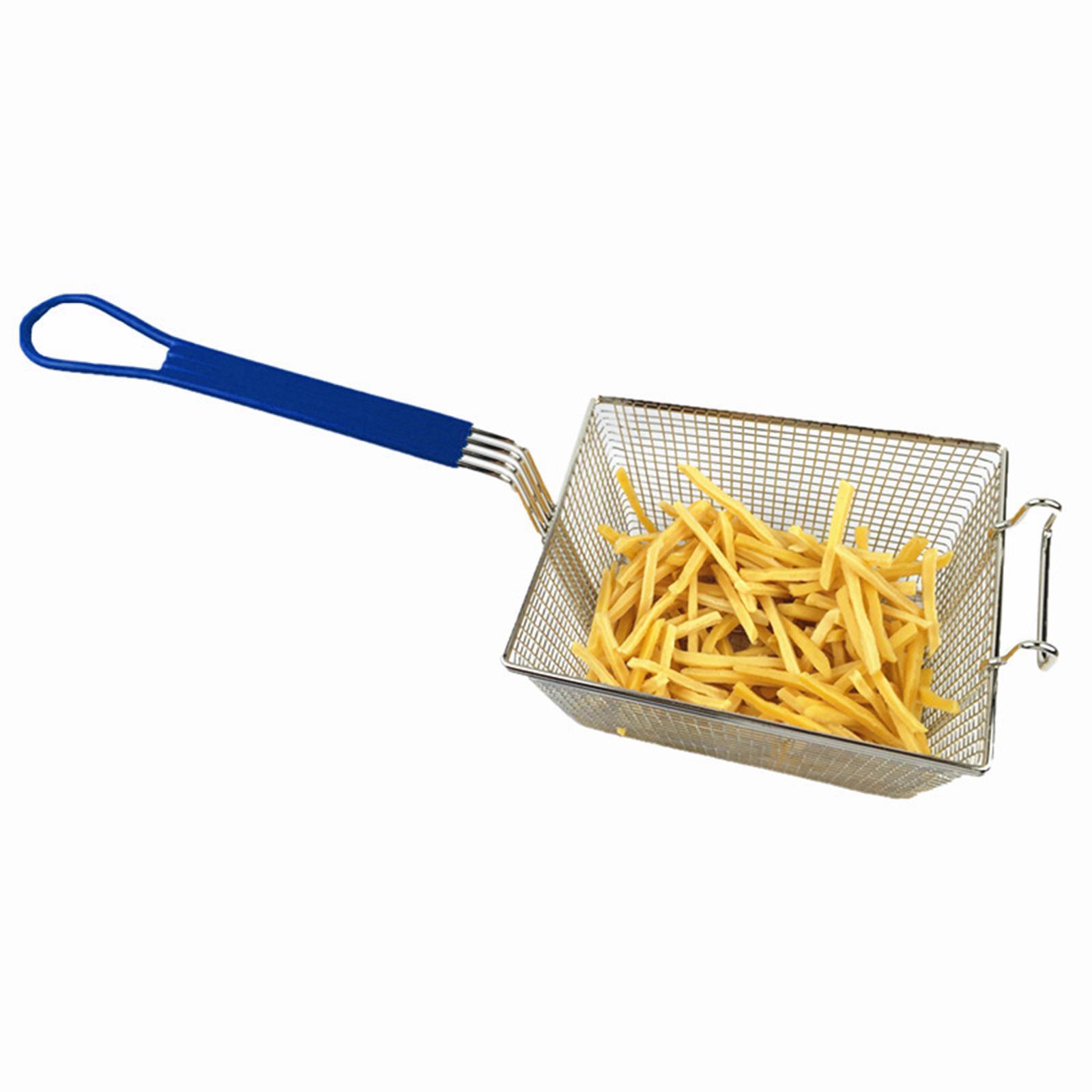 Stainless Steel Chips Deep Fry Baskets Colander for Cooking Kitchen Barbecue