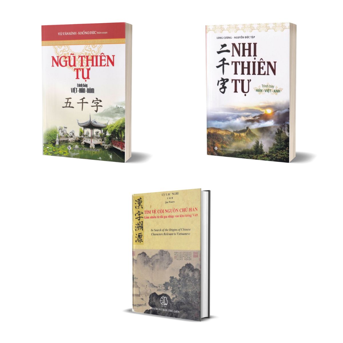 Combo Tìm Về Cội Nguồn Chữ Hán + Nhị Thiên Tự + Ngũ Thiên Tự