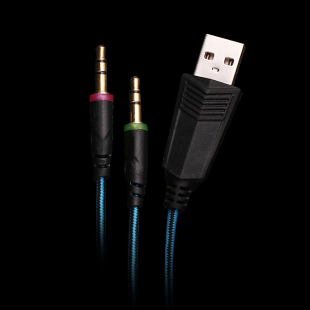 Gaming Stereo Headset Soft Earmuffs Headphone with