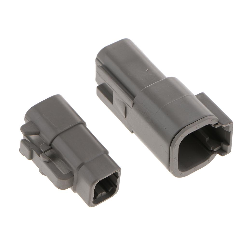 1 Set Waterproof Electrical Wire Cable 4Pin Way Connector Plug Terminal Kit