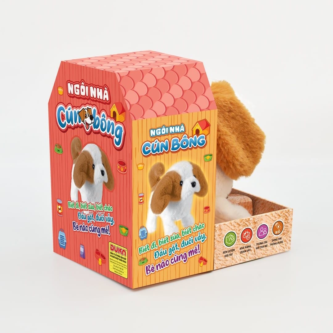 Đồ Chơi DUKA: Ngôi Nhà Cún Bông DK81452