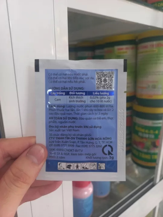 Thuốc điều hòa sinh trưởng Rasino 0.018WP 5g