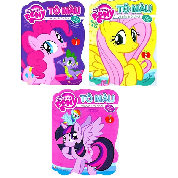 Bộ Sách My Little Pony - Tô Màu Và Các Trò Chơi