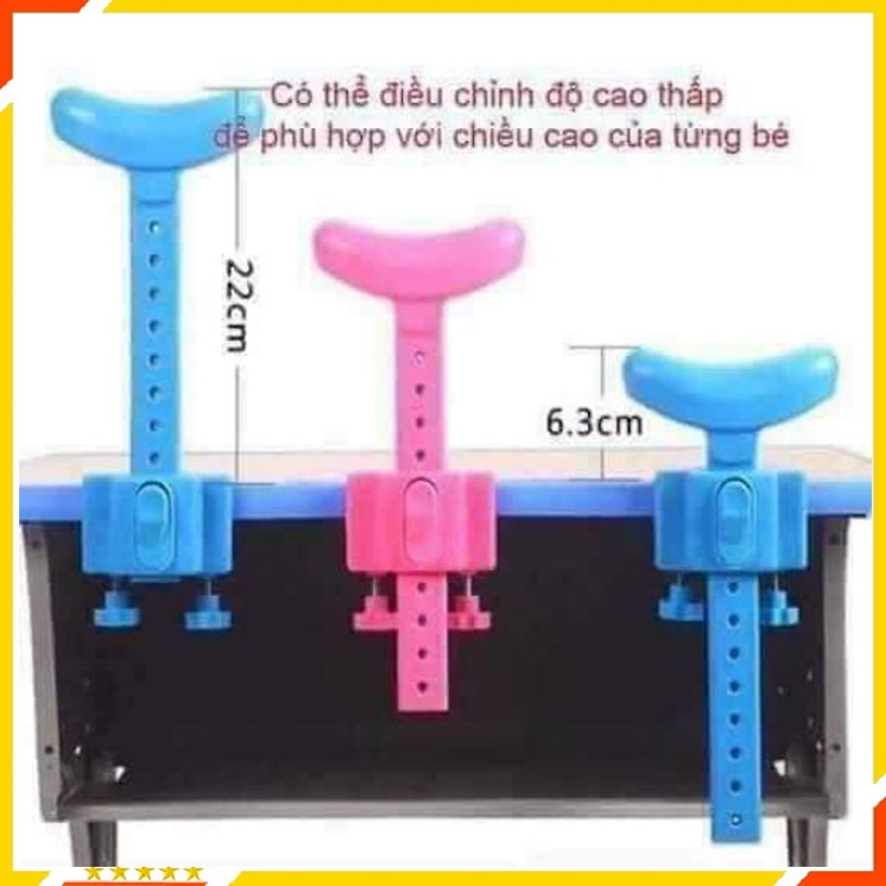 Giá Đỡ Cằm Chống Cận Thị, Chống Cong Vẹo Cột Sống,Dụng Cụ Học Tập Chống Cằm cho bé
