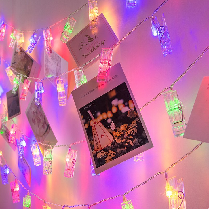 Đèn LED BUDECOR kẹp ảnh 3m trang trí xinh xắn