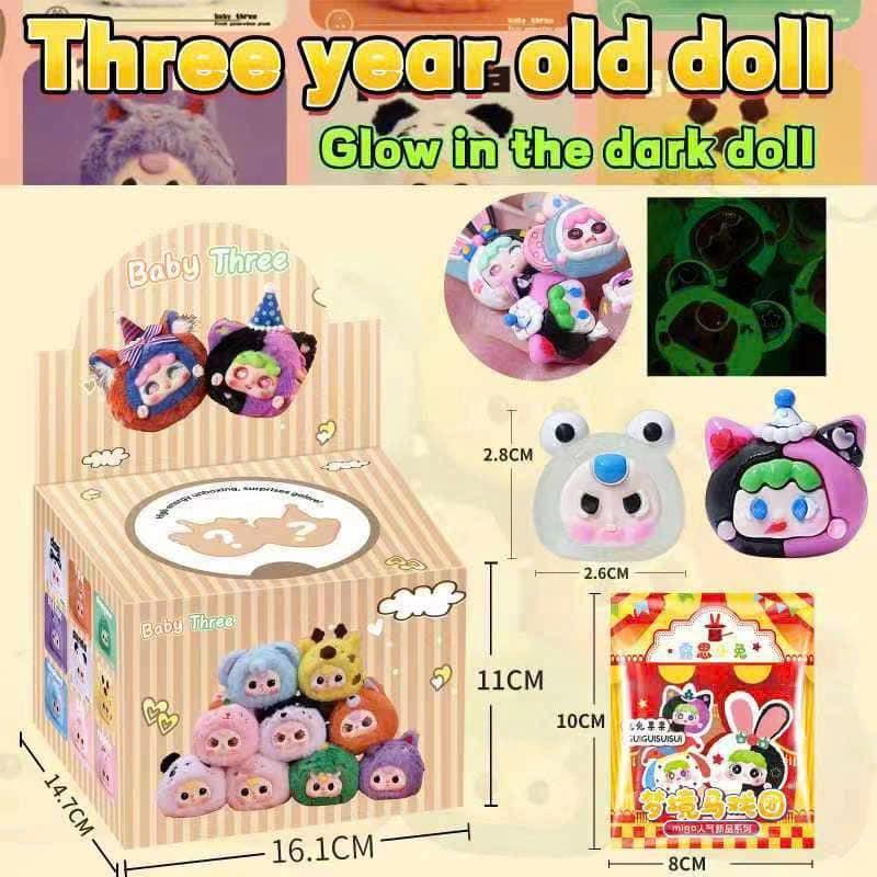 Hộp 32 túi mù Baby three nhiều mầu cho bé