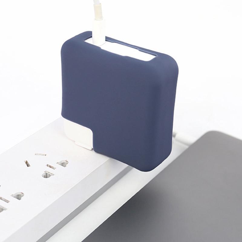 Vỏ Silicon Mềm Bảo Vệ Cục Sạc Macbook Air 11 13 15 Pro 13 15 16