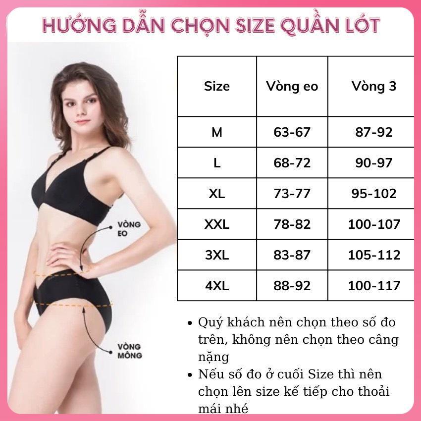 Quần lót lưng cao nâng mông cao cấp ONONO 2032 form to thấm hút mồ hôi, Size XL