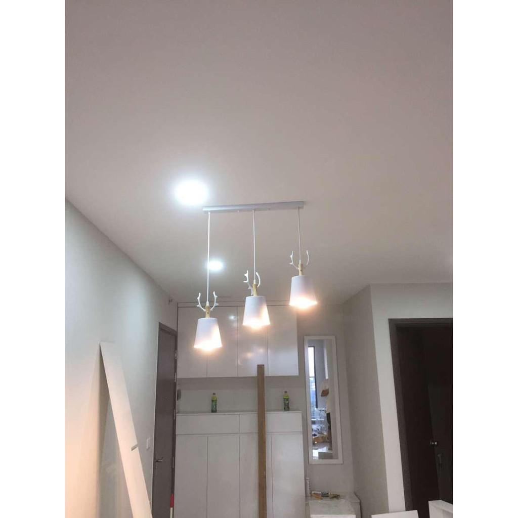 Bộ đèn thả MALINA cao cấp kèm bóng LED chuyên dụng và đế ốp trần