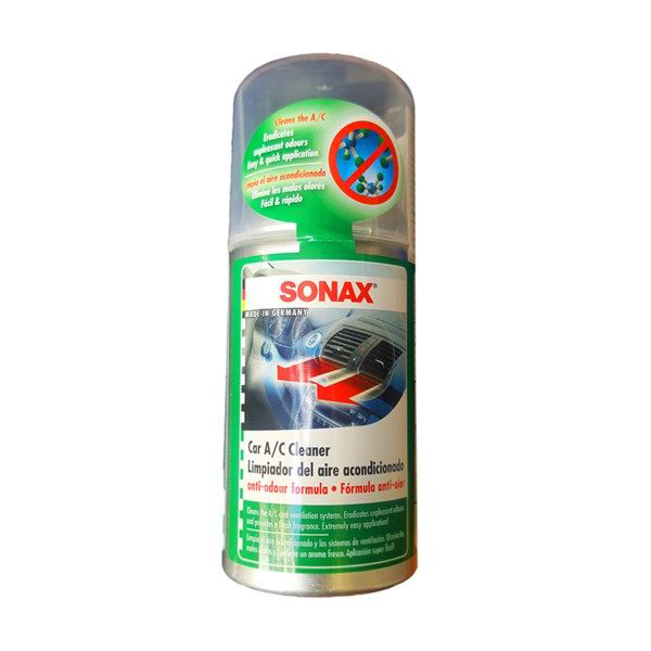 Chai khử mùi làm sạch dàn lạnh dạng hơi Sonax Car A/C Cleaner 323100