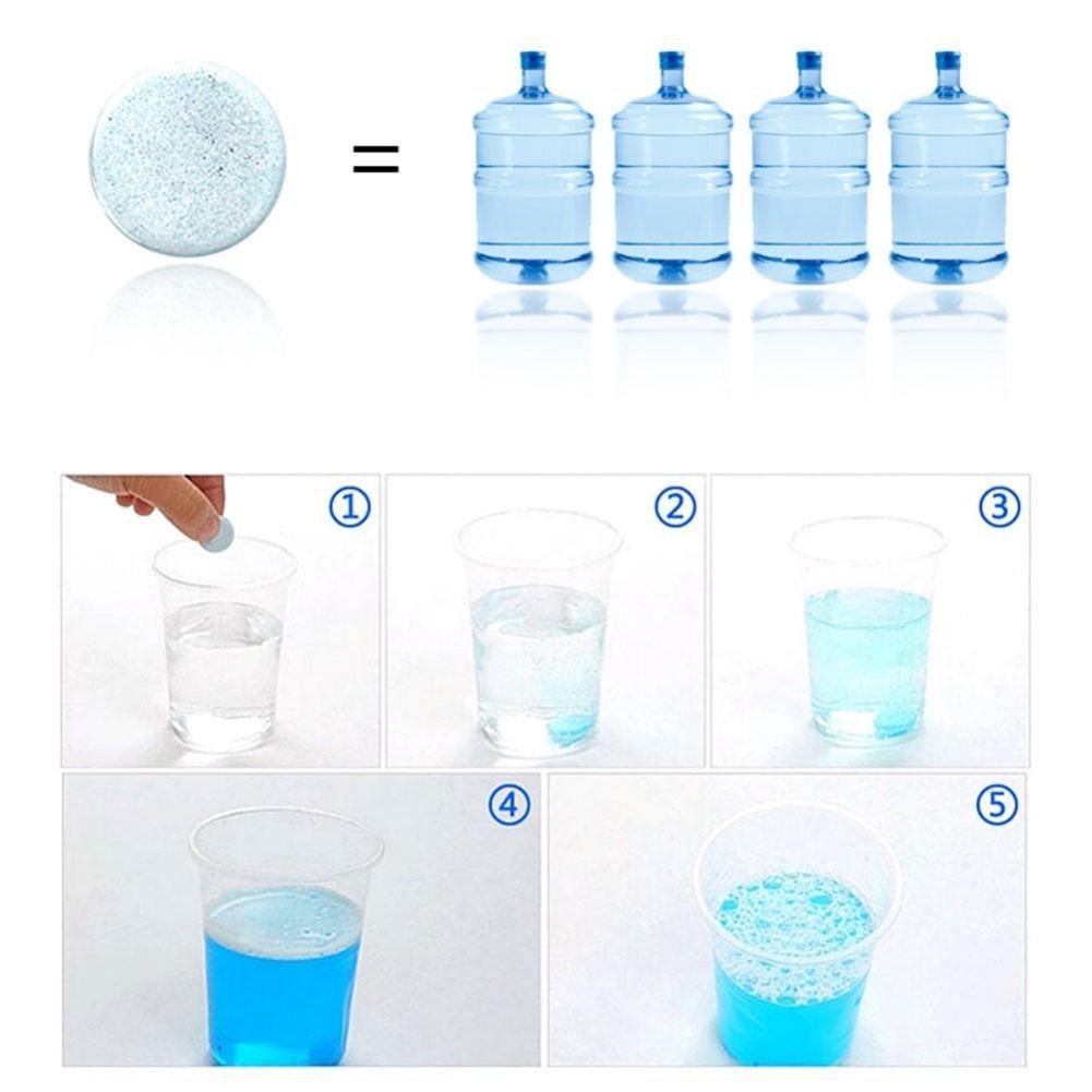 Viên sủi vệ sinh kính xe ô tô sử dụng tiện lợi 2.5-4l