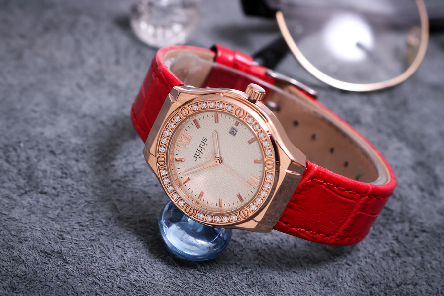 Đồng Hồ Nữ JA-1395 Julius Hàn Quốc Dây Da