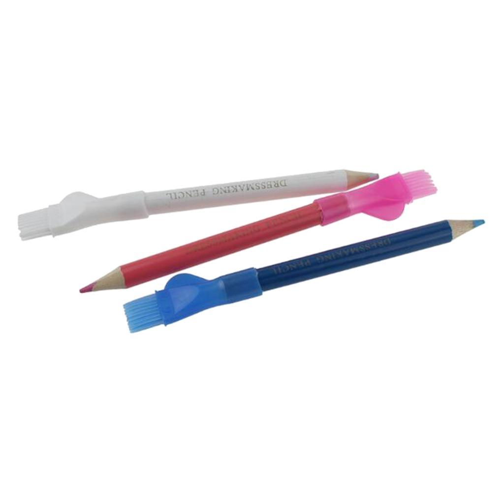 3Pcs Dressmaking Pencils Chalk Pen Sewing Dressmakers DIY Craft Markers