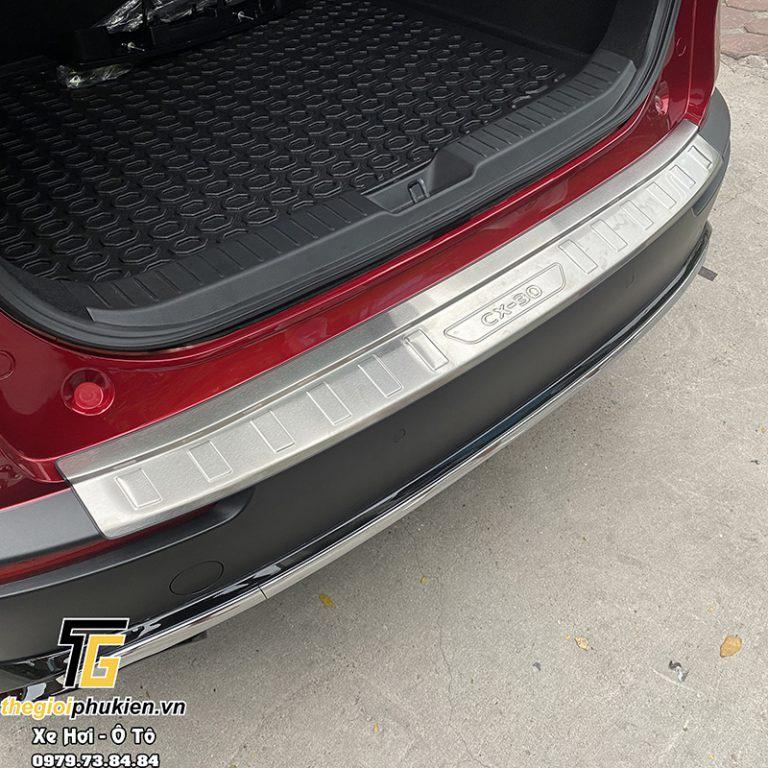 Ốp chống trầy cốp INOX Mazda CX-30, CX30