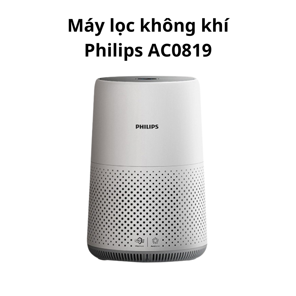 Máy lọc không khí Philips AC0819/03 với bộ lọc Hepa cảm biến thông minh - Hàng nhập khẩu