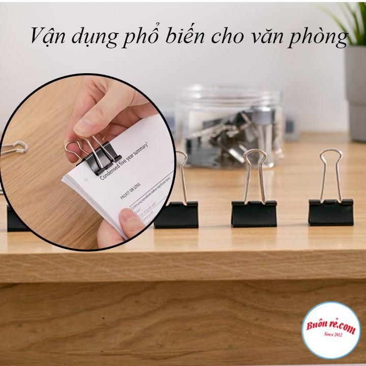 Sỉ 360 kẹp bướm, kẹp tài liệu giấy tờ 15mm -Buôn rẻ -00911