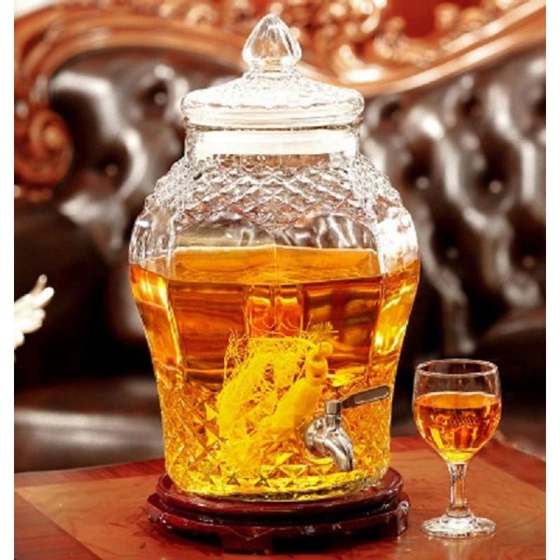 Bình ngâm thủy tinh kim cương đủ size