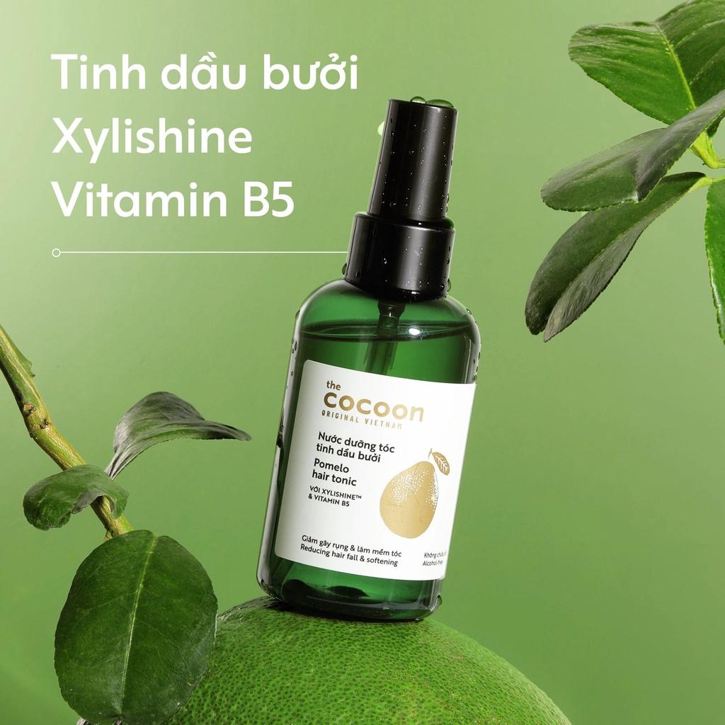Nước dưỡng tóc tinh dầu bưởi Cocoon giúp giảm gãy rụng & làm mềm tóc 140ml