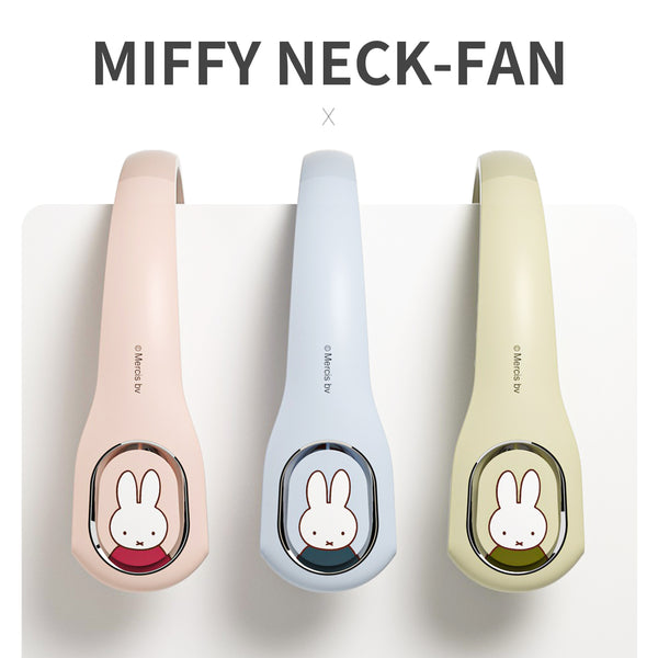 Quạt Cổ Không Dây Miffy x MIPOW Neck Fan - Giữ Mát và Sảng Khoái Cả Ngày- Hàng chính hãng