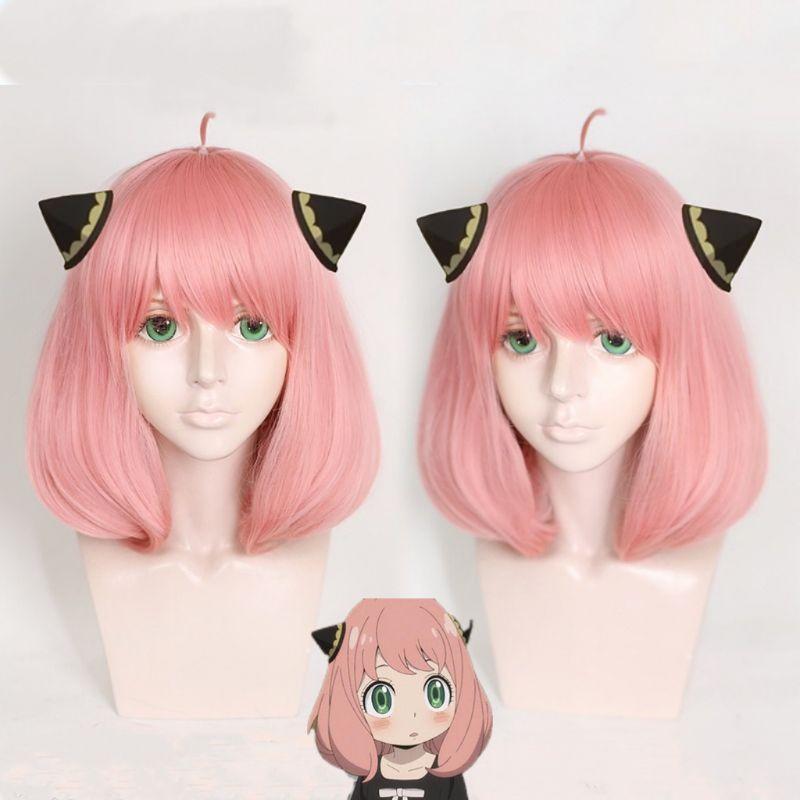 [Sẵn] Wig/tóc giả Anya - Spy x Family màu hồng [Miu Cosplay