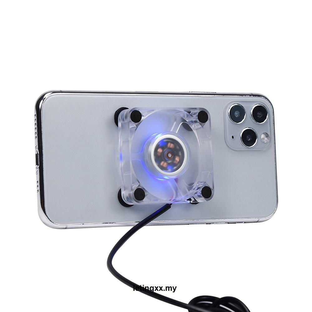 Quạt Tản Nhiệt Bằng Silicon Có Giác Hút Gắn Điện Thoại Iphone Samsung Xiaomi Huawei
