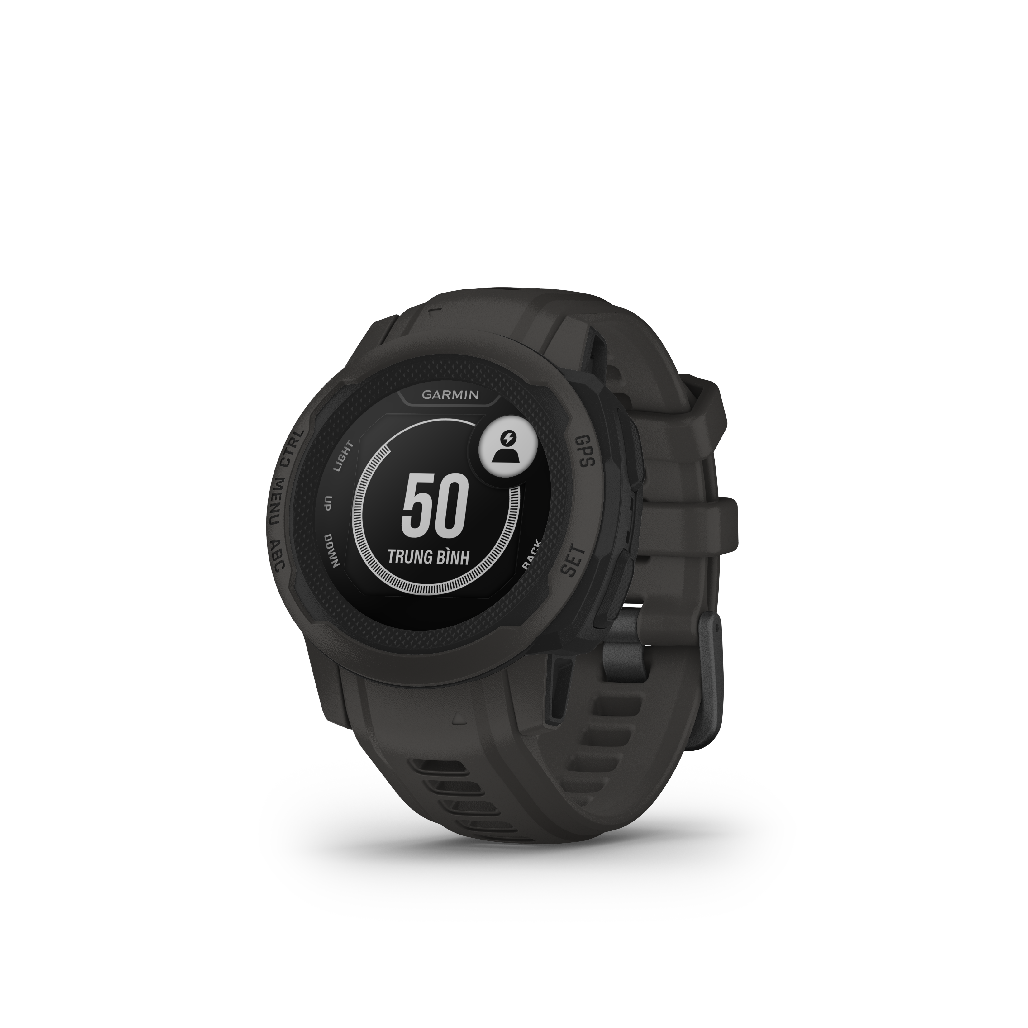 Đồng Hồ Thể Thao Garmin Instinct 2S - Hàng Chính Hãng - Graphite - 010-02563-60