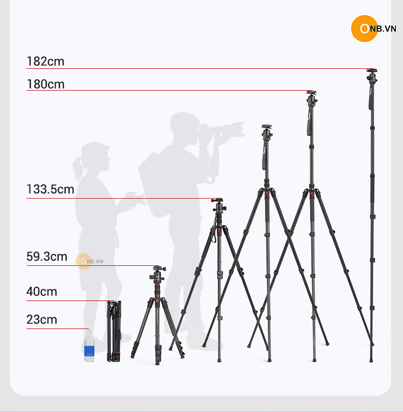 Smallrig CT-10 Tripod Monopod Máy Ảnh và Điện Thoại 3595