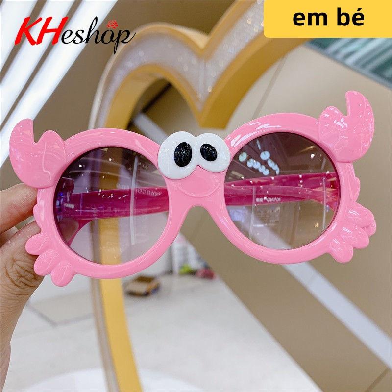 Kính chụp ảnh cho bé hình Con Cua siêu đáng yêu, Kính râm cho bé sơ sinh chống bức xạ và tia UV400, giá rẻ mã Y1542