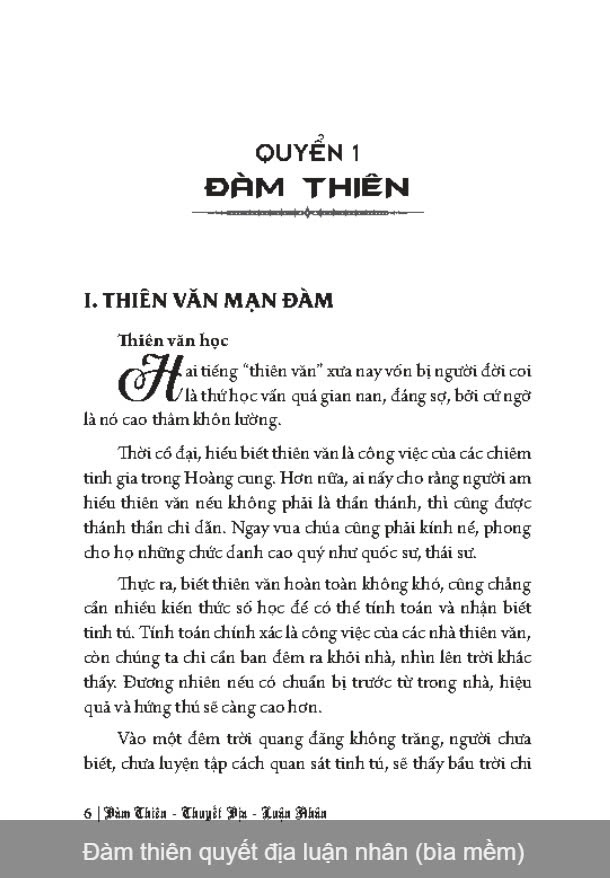 Sách - Đàm thiên quyết địa luận nhân (bìa mềm)