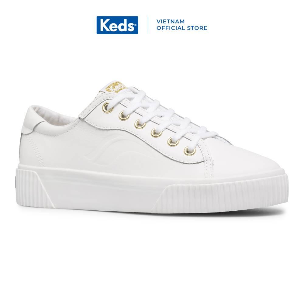 Giày Keds Nữ- Crew Kick Alto Leather- KD064602WH