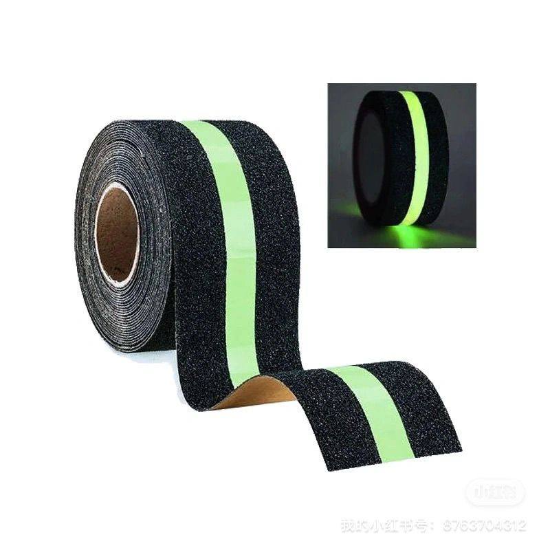 Băng keo chống trượt dạ quang 5m x 5cm cao cấp PQ-505, dán cầu thang, chống trơn trượt hiệu quả dành cho văn phòng, nhà xưởng, chân bậc cầu thang - Mai Lee