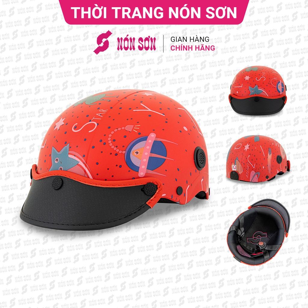 Mũ bảo hiểm lỗ thông gió phiên bản mới NÓN SƠN chính hãng MP-ĐO352