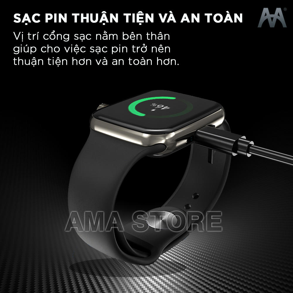 Đồng hồ Thông Minh gắn SIM độc lập Kết nối Bluetooth AMA Watch K10 dành cho Nam nữ, Trẻ em, Học sinh, Người lớn Hàng nhập khẩu