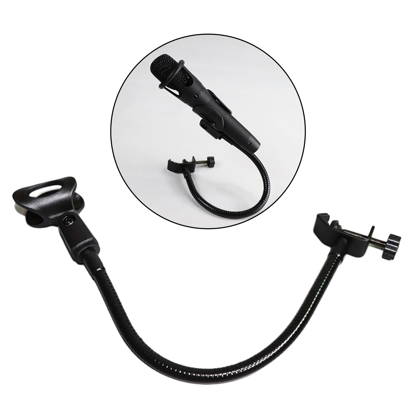 360° Adjustable Microphone Stand with Desk Clamp for Studio Accessories