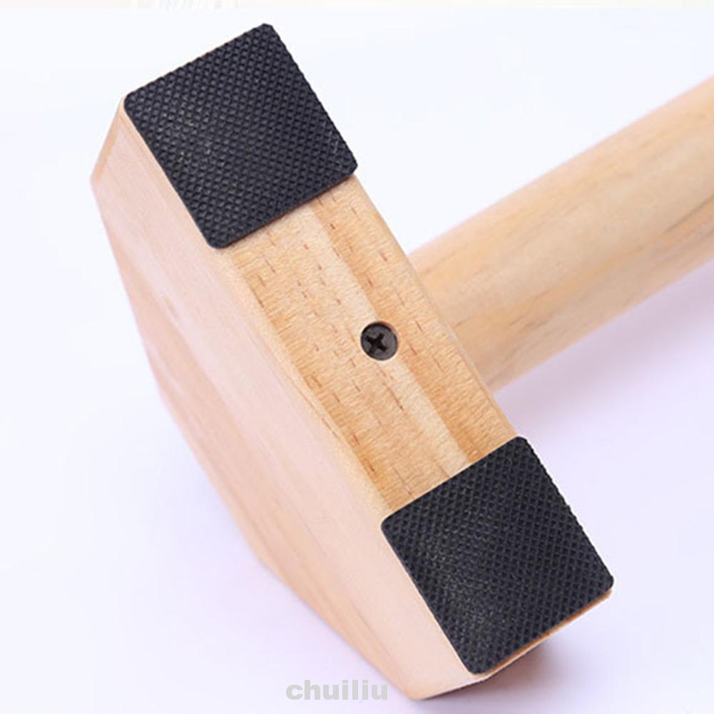 1 Cặp Dụng Cụ Tập Thể Hình Tại Nhà Chống Trượt Bằng Gỗ