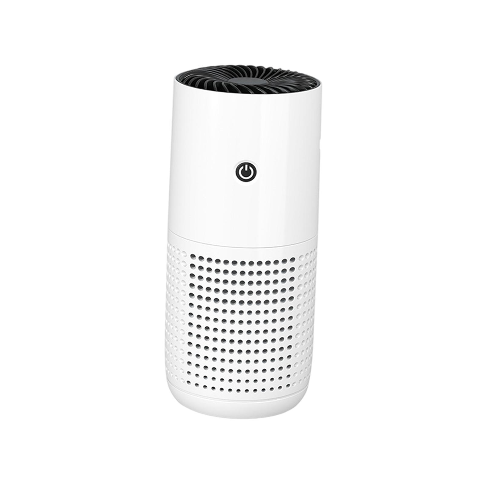 Car Air Purifier USB Rechargeable Freshener Air Cleaner for Smoke Home Pet Odors Desktop