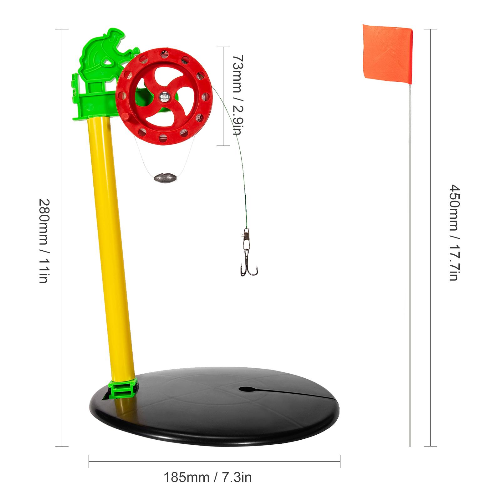 Portable Outdoor Ice Fishing Tip-Up Flag for Winter Fishing