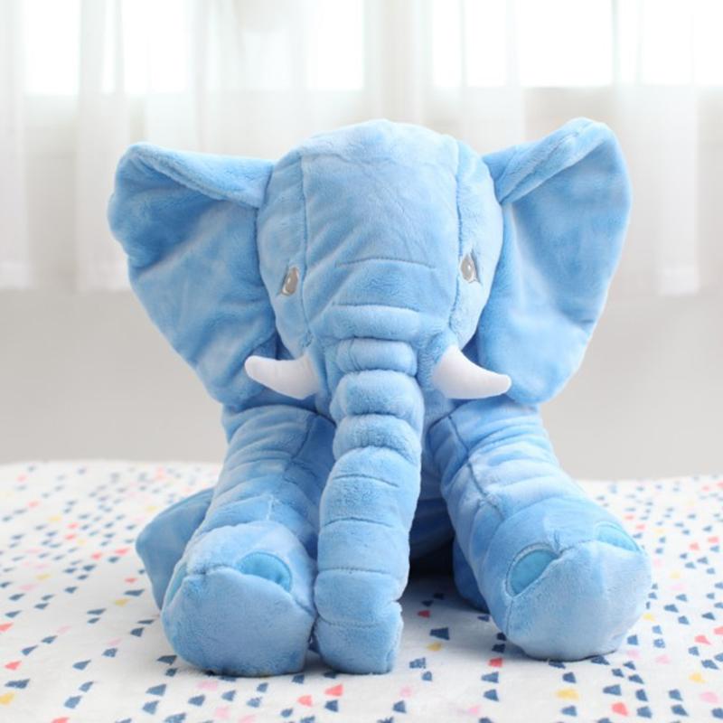 40 cm Con Voi Sang Trọng Đồ Chơi Xoa Dịu Con Búp Bê Nhồi Bông Sang Trọng Gối Trang Trí Nội Thất cho Bé Xe Giường Cũi